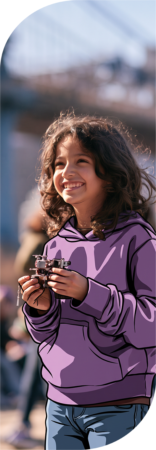 An image featuring one of the kids and teens subject "STEM, Coding & Robotics" on Learnatist, a learning discovery Platform for families to discover classes, camps, programs, resources, and more.