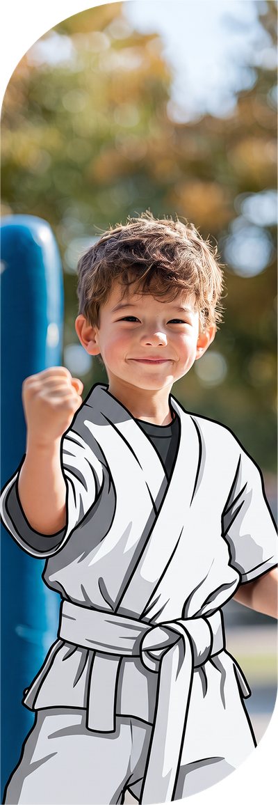 An image featuring one of the kids and teens subject "Martial Arts" on Learnatist, a learning discovery Platform for families to discover classes, camps, programs, resources, and more.