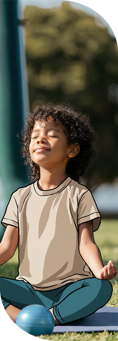 An image featuring one of the kids and teens subject "Wellness & Mindfulness" on Learnatist, a learning discovery Platform for families to discover classes, camps, programs, resources, and more.